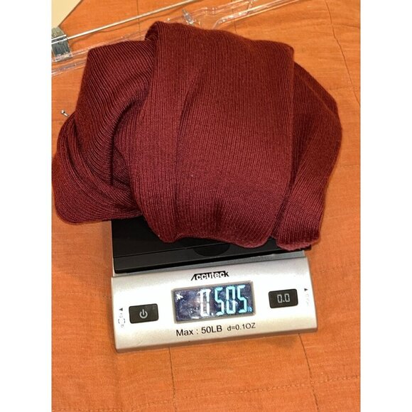 J. Crew Burgundy Long Sleeve Pullover Ribbed Turtleneck Sweater Women's Size XS - Picture 10 of 10